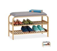 Relaxdays Scarpiera con panca da ingresso