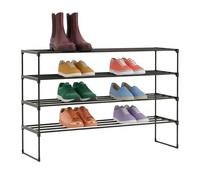 Relaxdays Scarpiera metallo connettori in plastica