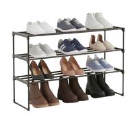 Relaxdays Scarpiera metallo connettori in plastica