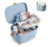 Relaxdays Scatola medicinali in plastica