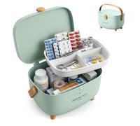Relaxdays Scatola medicinali in plastica