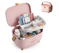 Relaxdays Scatola medicinali in plastica