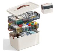 Relaxdays Scatola per farmaci in plastica