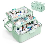 Relaxdays Scatola porta medicinali in plastica