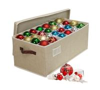 Relaxdays Scatola porta palline di Natale