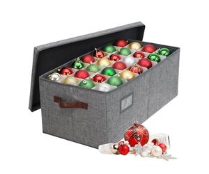 Relaxdays Scatola porta palline di Natale
