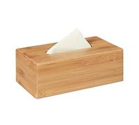Scatola portasalviette bambù fazzolettini portafazzoletti box dispenser dosatore