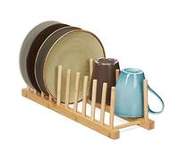 Scolapiatti Supporto per stoviglie 320 g Scolapiatti in bambù 12 cm Porta piatti