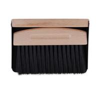 Relaxdays Scopa Kit Raccogli Briciole, Scopetta e Paletta per Tavolo Cucina, Set Magnetico, Metallo e Legno, Nero Marrone, 4 x 15,5 x 11 cm