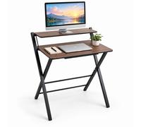 Relaxdays Scrivania pieghevole con rialzo