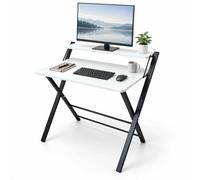 Relaxdays Scrivania pieghevole con rialzo