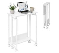 Relaxdays Scrivania pieghevole con ruote