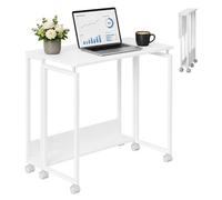 Relaxdays Scrivania pieghevole con ruote