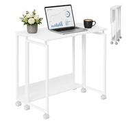 Relaxdays Scrivania pieghevole con ruote