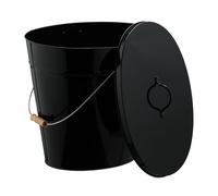 Relaxdays Secchio cenere con coperchio da 18,5 L