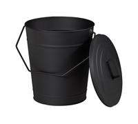 Relaxdays Secchio per cenere con coperchio