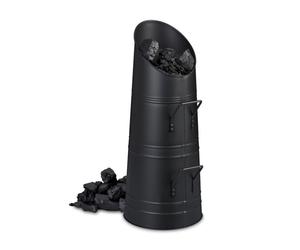Relaxdays Secchio porta carbone e pellet