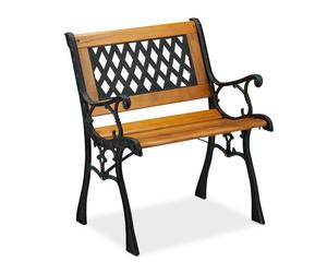 Relaxdays Sedia da giardino dal fascino retrò