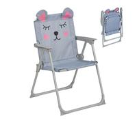 Relaxdays Sedia pieghevole per bambini con animali