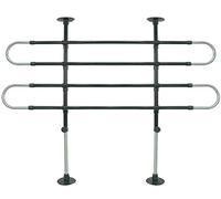 Relaxdays Separatore telescopico per Trasporto Cane Cani in Auto Protezione carico