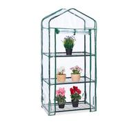 Relaxdays Serra per il balcone con telo in PVC