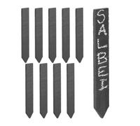 Relaxdays Set 10 marcatori in ardesia per piante