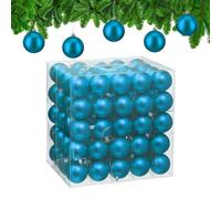 Palline Natalizie Opache Palle Decorazioni Addobbi Albero Natale ∅ 6cm Set 100