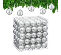 Palline Natalizie Opache Palle Decorazioni Addobbi Albero Natale ∅ 6cm Set 100