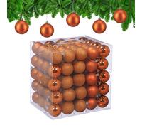 Palline Natale Palle Decorazioni Natalizie Colorate Addobbi Albero ∅ 6cm Set 100