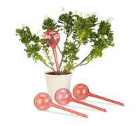 Relaxdays Set 12 sfere rosse per l'irrigazione