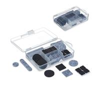 Relaxdays Set 136 feltrini adesivi in feltro e EVA