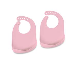 Relaxdays Set 2 bavaglini in silicone colorati