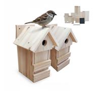 Relaxdays Set 2 casette nido fai da te