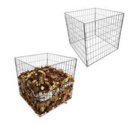 Relaxdays Set 2 compost. acciaio