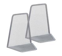 Relaxdays Set 2 reggilibri a rete in vari colori