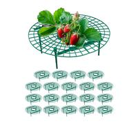 Relaxdays Set 20 cerchi a rete per fragole