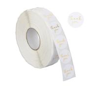 Relaxdays Set 2500 etichette con scritta Thank You