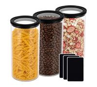 Relaxdays Set 3 barattoli 1200 ml