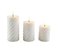 Relaxdays Set 3 candele LED