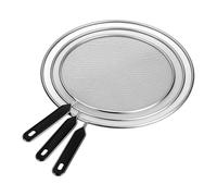 Relaxdays Set 3 coperchi paraschizzi per padella