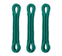 Relaxdays Set 3 fili stendibiancheria lunghi 20 m