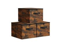 Relaxdays Set 3 scatole portaoggetti