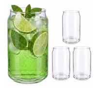 Relaxdays Set 4 bicchieri longdrink lattina