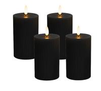 Relaxdays Set 4 candele LED