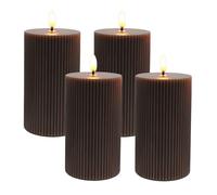 Relaxdays Set 4 candele LED