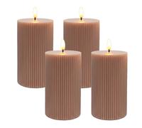 Relaxdays Set 4 candele LED