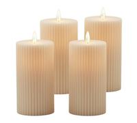 Relaxdays Set 4 candele LED