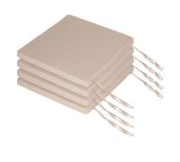 Relaxdays Set 4 cuscini piatti per sedie