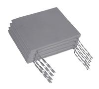 Relaxdays Set 4 cuscini piatti per sedie