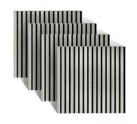 Relaxdays Set 4 pannelli acustici 60x60 cm